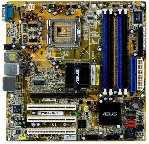 Asus p5gd1 lga775 - p5gd1-fm/s, 4x
